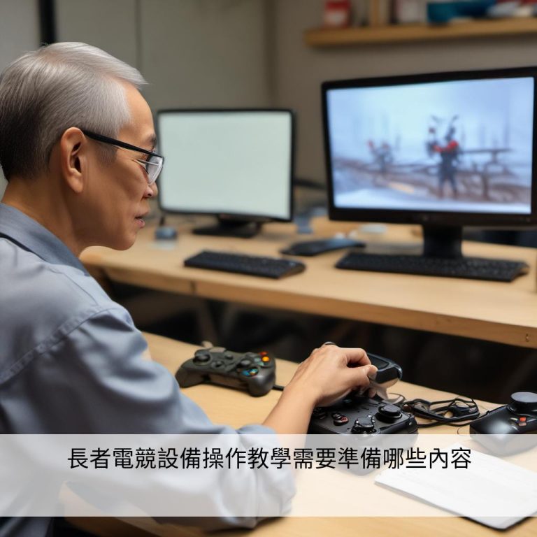 長者電競設備操作教學需要準備哪些內容